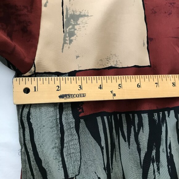 Caribou New York Jackets Women Size Medium Gray Red Full Zip Pockets Long Sleeve - Picture 7 of 14